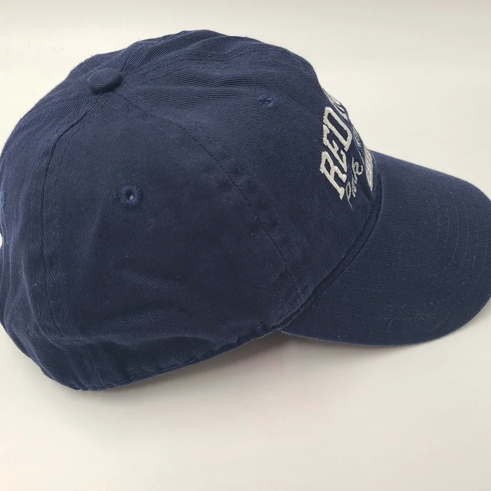 Youth Red Rocks Hat Adjustable Ouray Blue White Park & Amphitheatre Logo‎ Casual